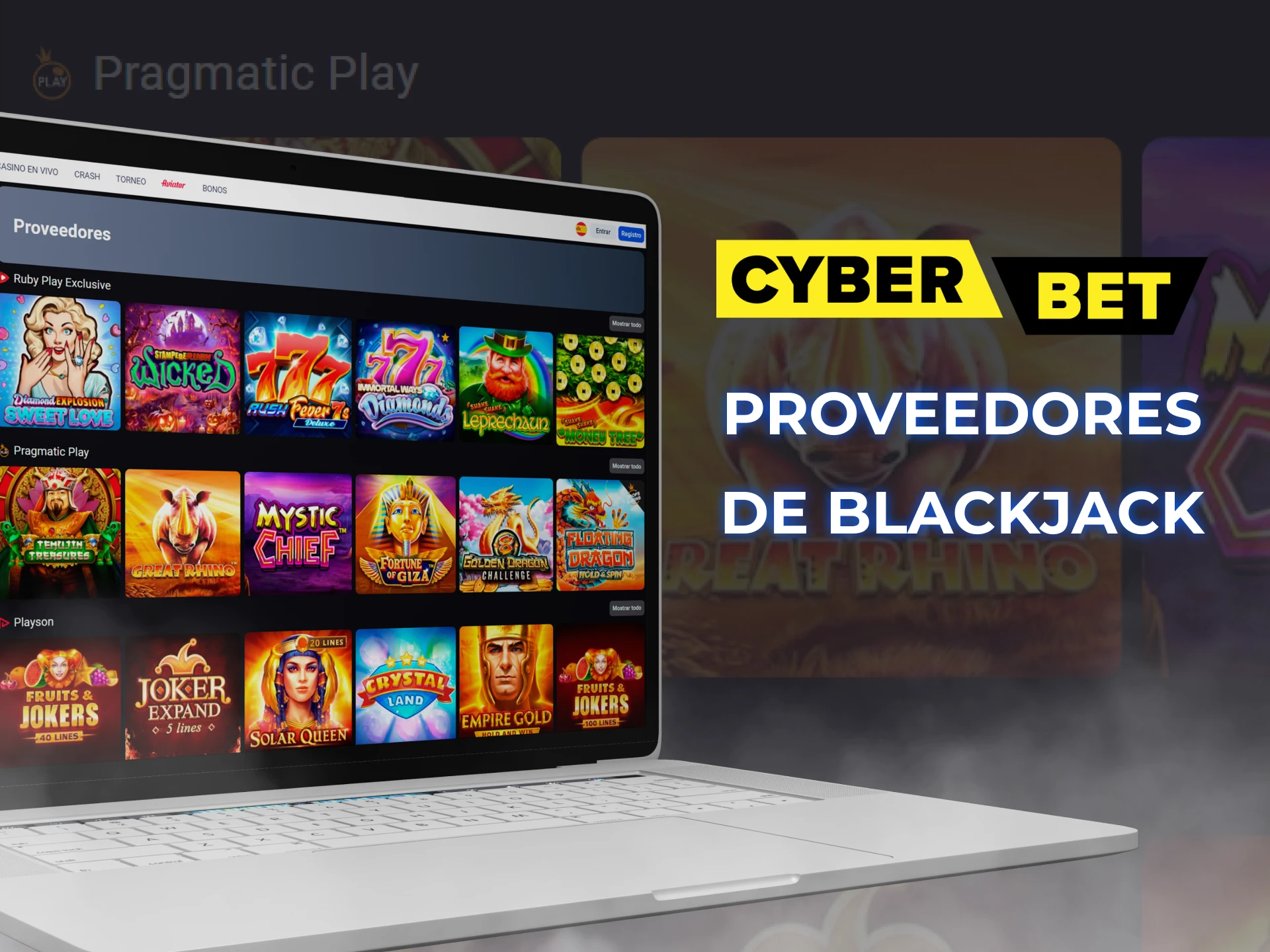 Estos son los proveedores de juegos de blackjack mas confiables en Cyber Bet.