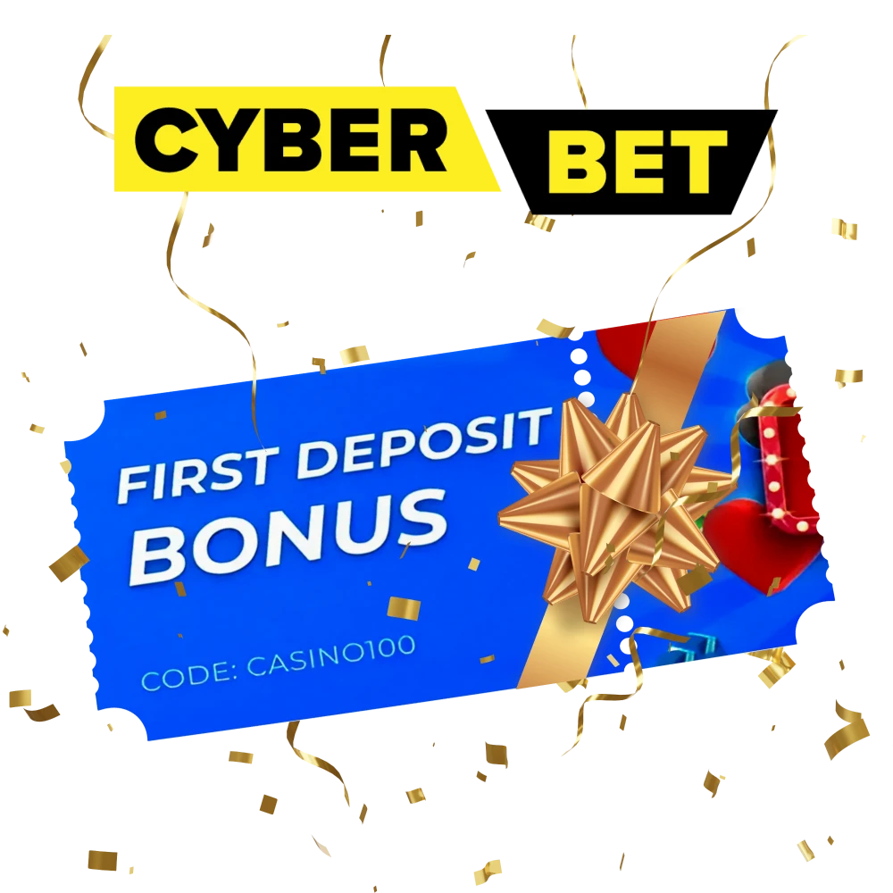 Active el código promocional Cyber Bet para recibir su bono de primer depósito.