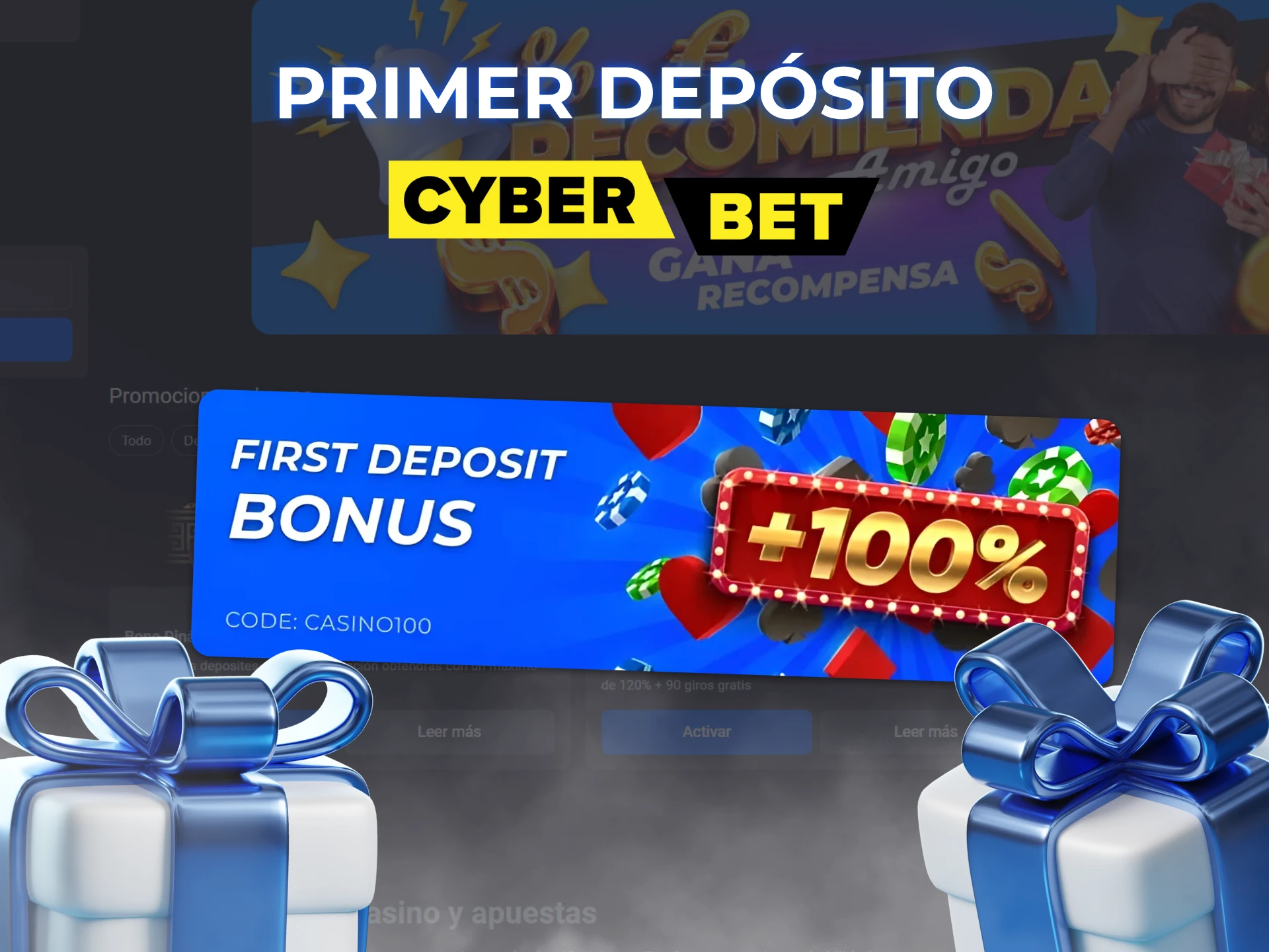 Utilice el código promocional Cyber Bet con su primer depósito para recibir hasta 6.200.000 COP.