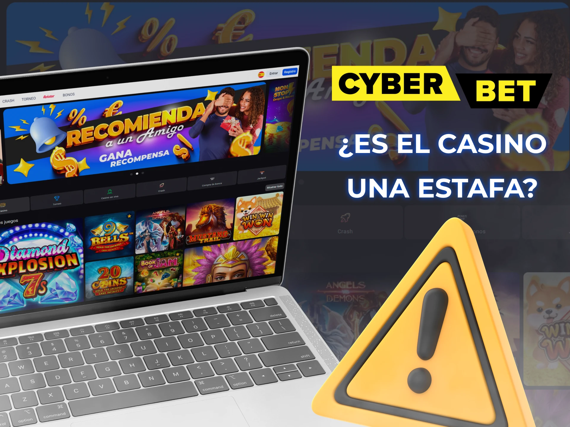 El casino Cyber Bet no es una estafa, tenga la seguridad de que sus datos estan seguros.