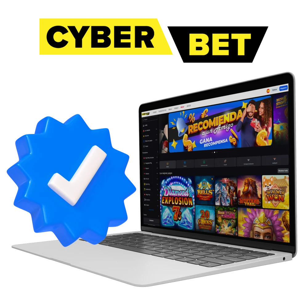 Cyber Bet es un casino autorizado y confiable en Colombia.