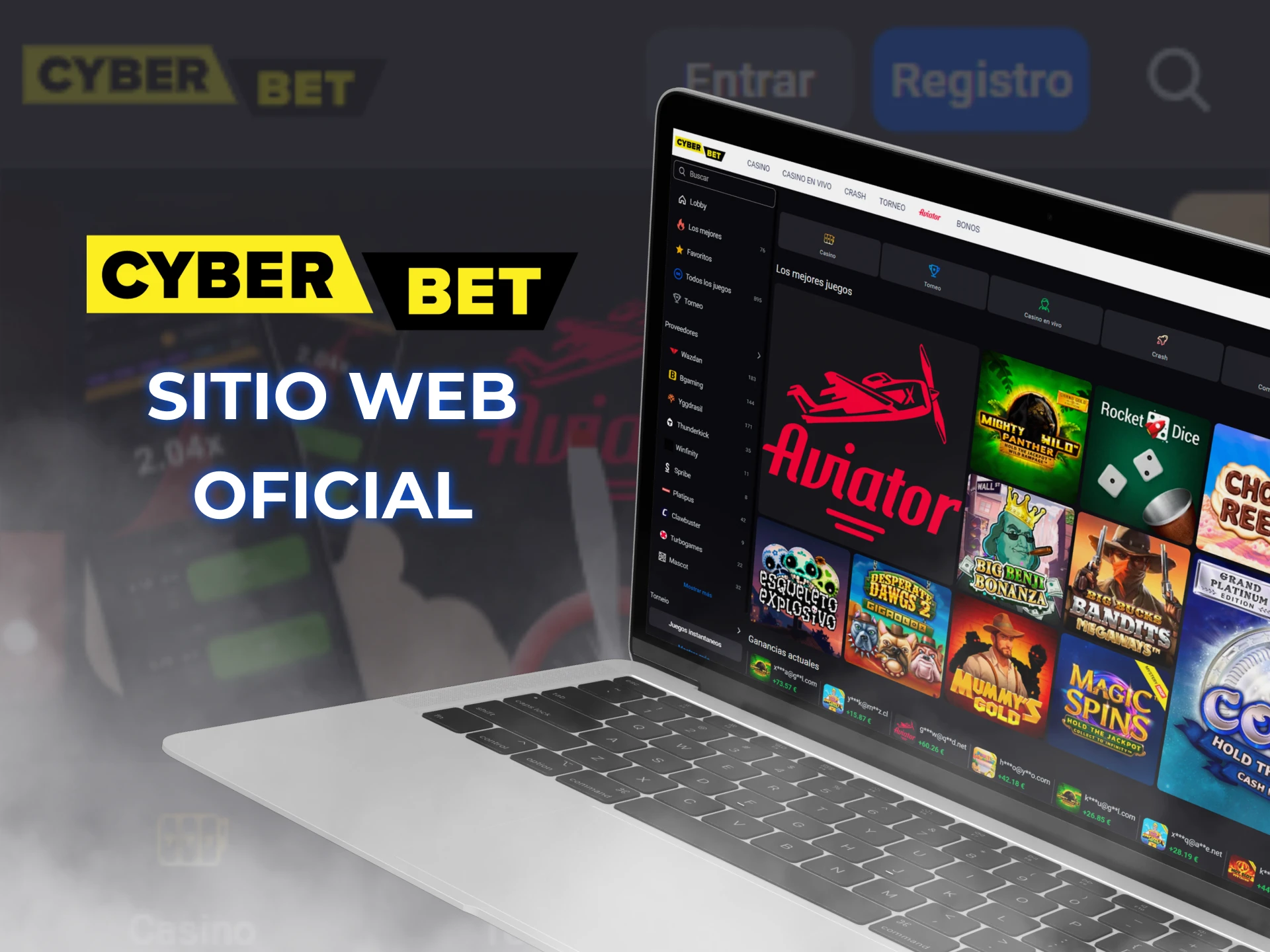 Cyber Bet tiene un sitio web fácil de usar y seguro para los jugadores de casino en Colombia.