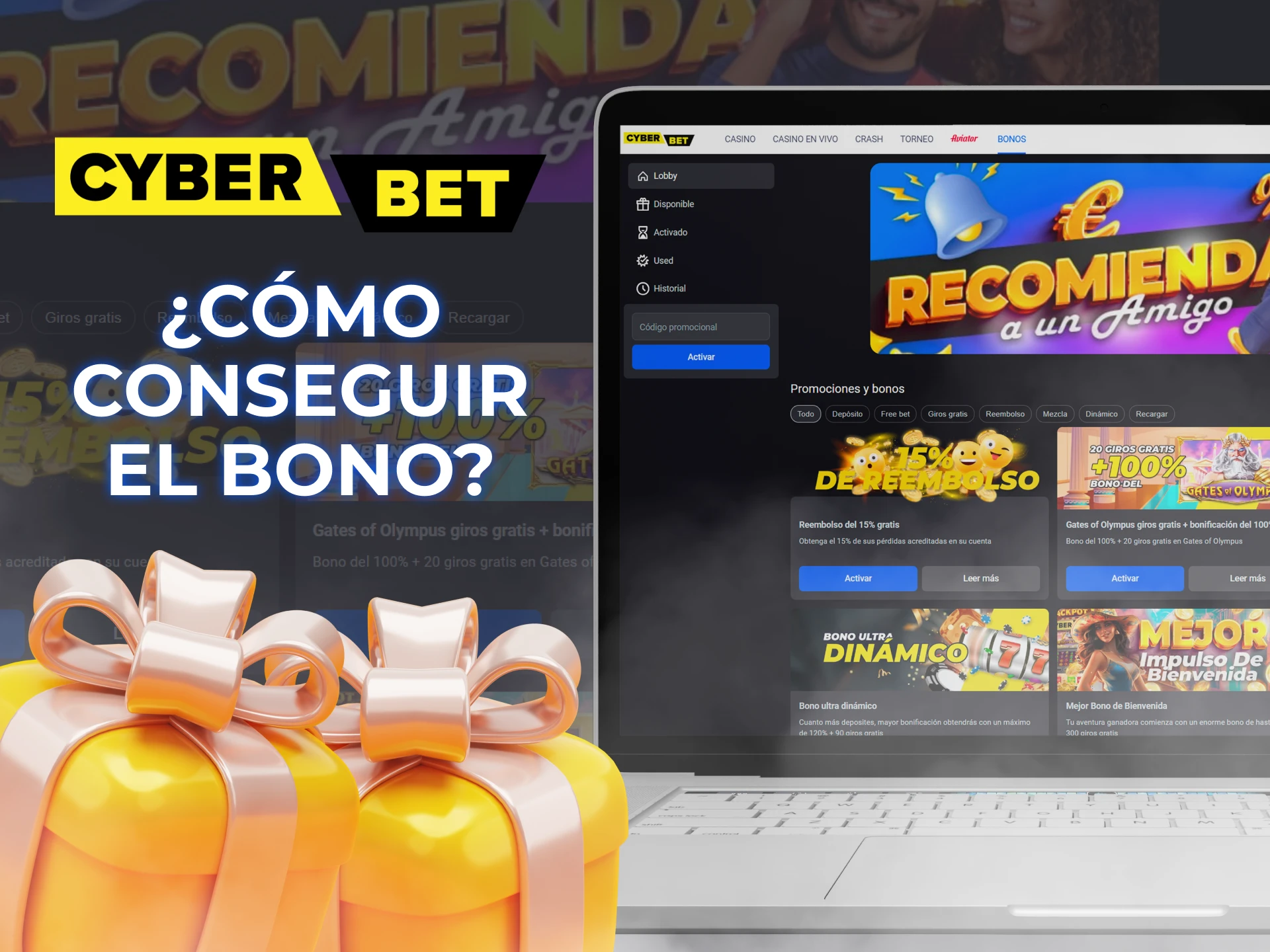 Descubra como conseguir los mejores bonos en Cyber Bet.