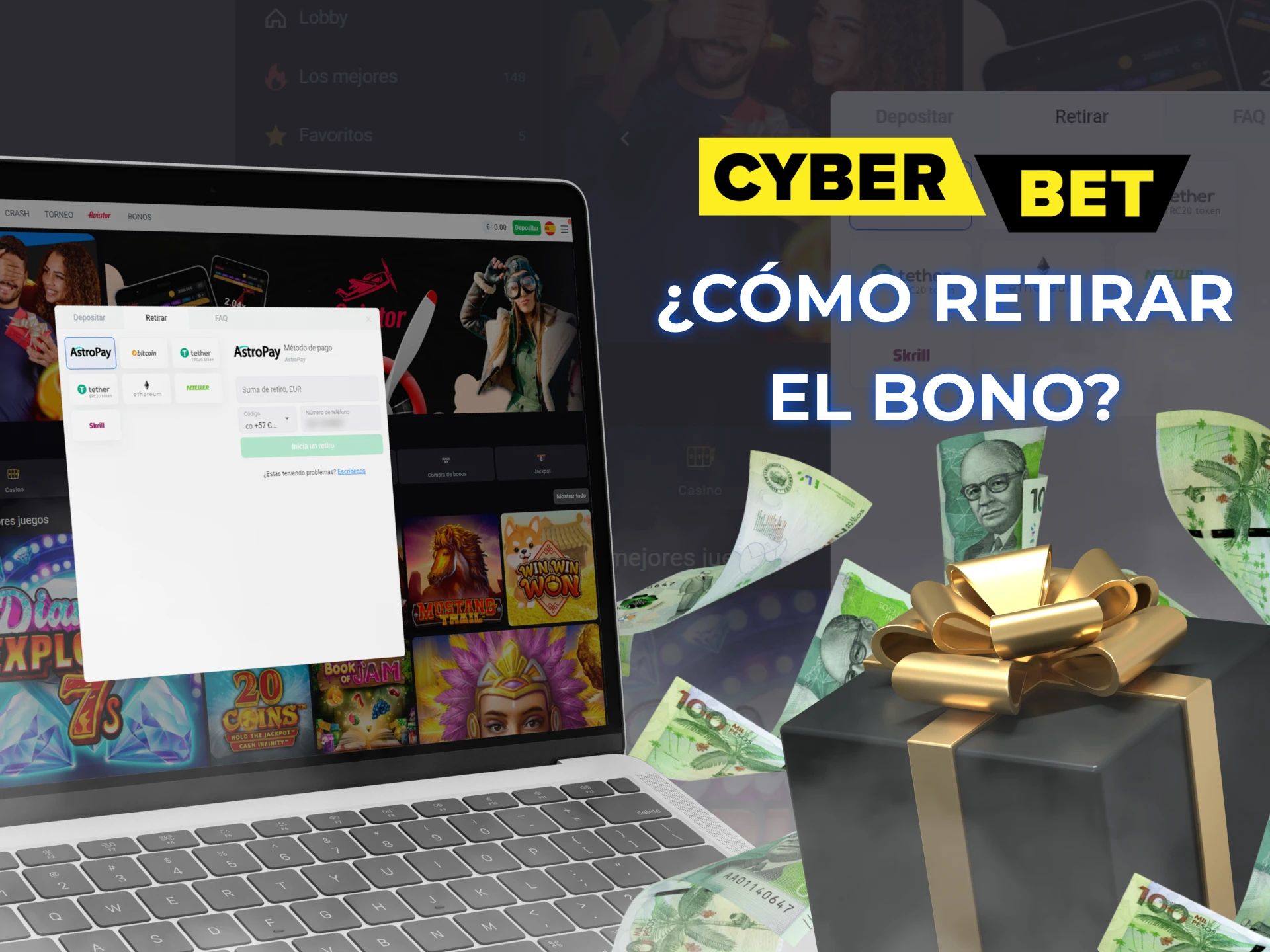 Puede retirar fácilmente su bono Cyber ​​​​Bet después de la verificación de la cuenta.